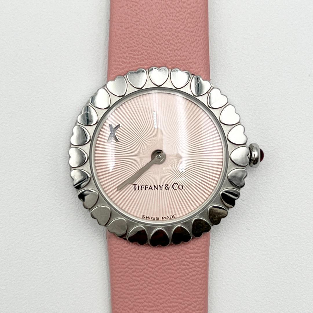 【超希少】ティファニー　Tiffany レディース　時計　腕時計　クラウン　オブ　ハート 　ピンク