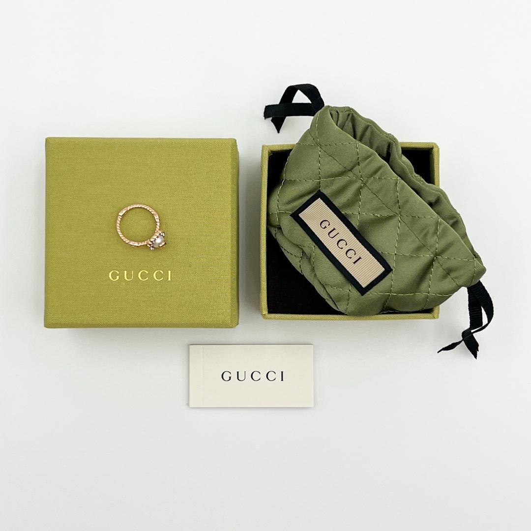 好きに 【9号・新品同様】グッチ リング フラワー GUCCI レディース