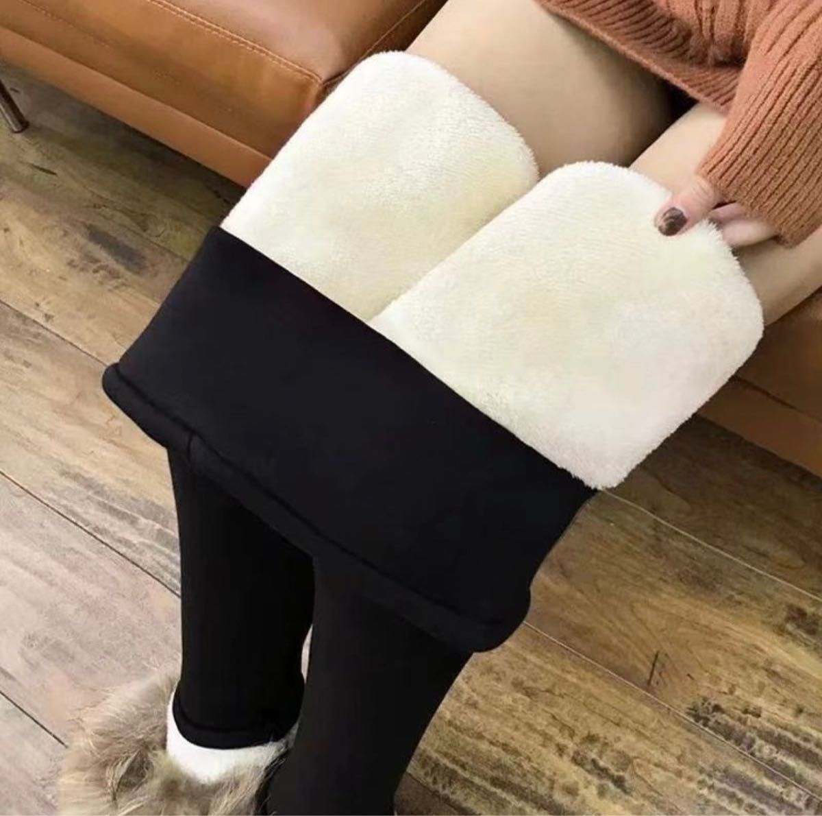 レギンス スキニー 裏起毛 極暖 防寒 ストレッチ 着痩せ 美脚 韓国製|PayPayフリマ 新品 裏起毛レギンス スキニー レディース ボアパンツ ストレッチ 細見え 韓国