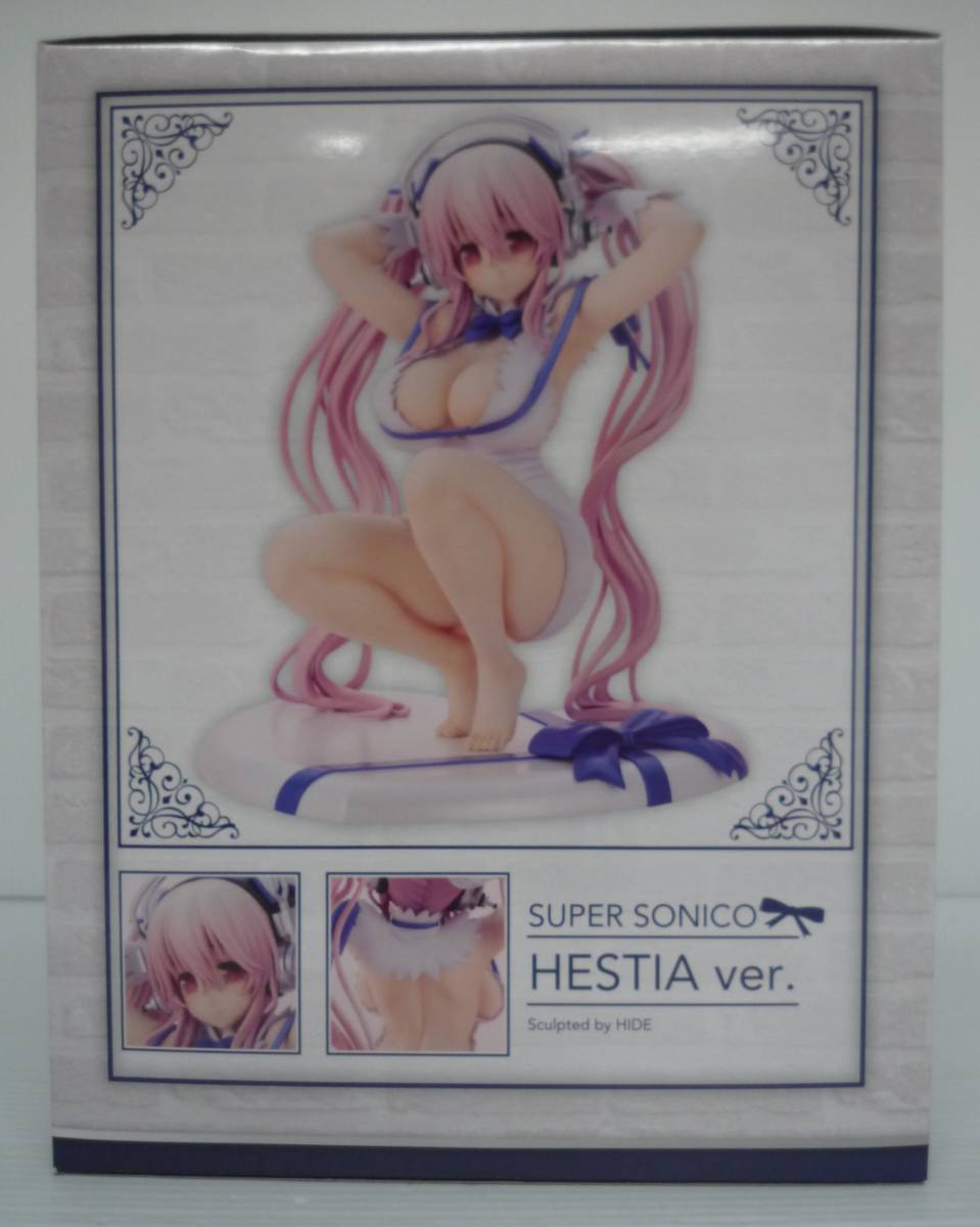 [ unopened ][ the first times with special favor ] Super Sonico he stay aver.[ Super Sonico × Dan ..]1/7 PVC&ABS made has painted final product [ box a little scratch scrub have ]