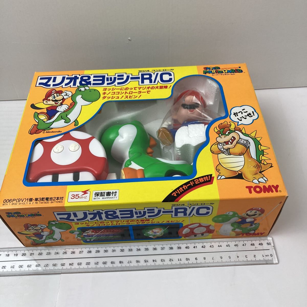 Σ* редкость товар *TOMY*SUPER MARIO WORLD* Mario &yosi-R/C*NINTENDO*MADE.IN.JP* не использовался товар * прекрасный товар * подлинная вещь * Showa Retro * распроданный * редкий 