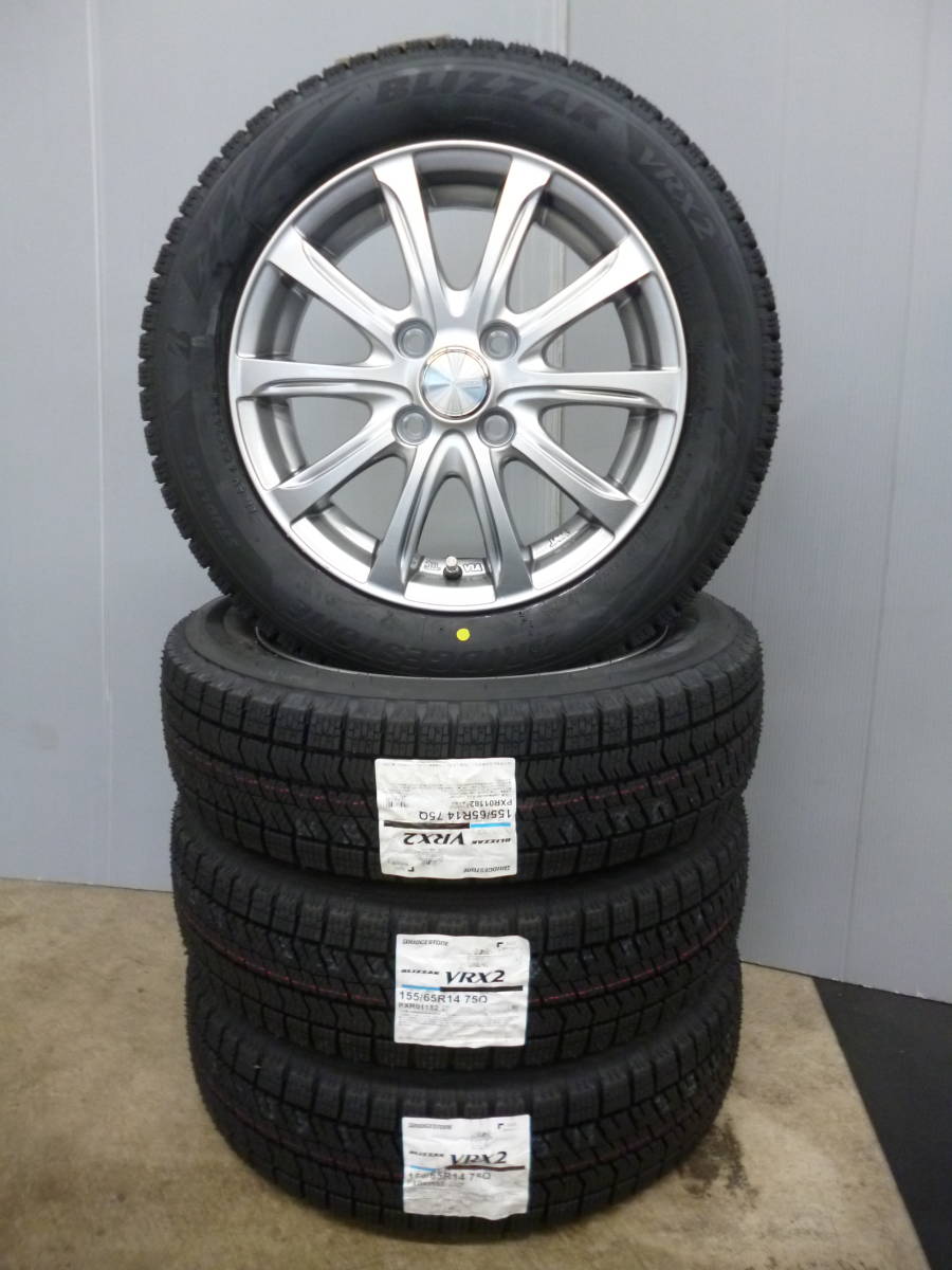 世界の 送料込み 新品スタッドレス 155 65R14セット 軽自動車ワゴンR