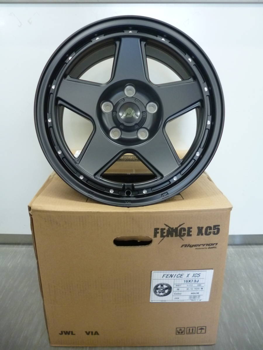 最大70％オフ！ 新品ホイール FENICE X XC5 16×7Jマットブラック デリカD5