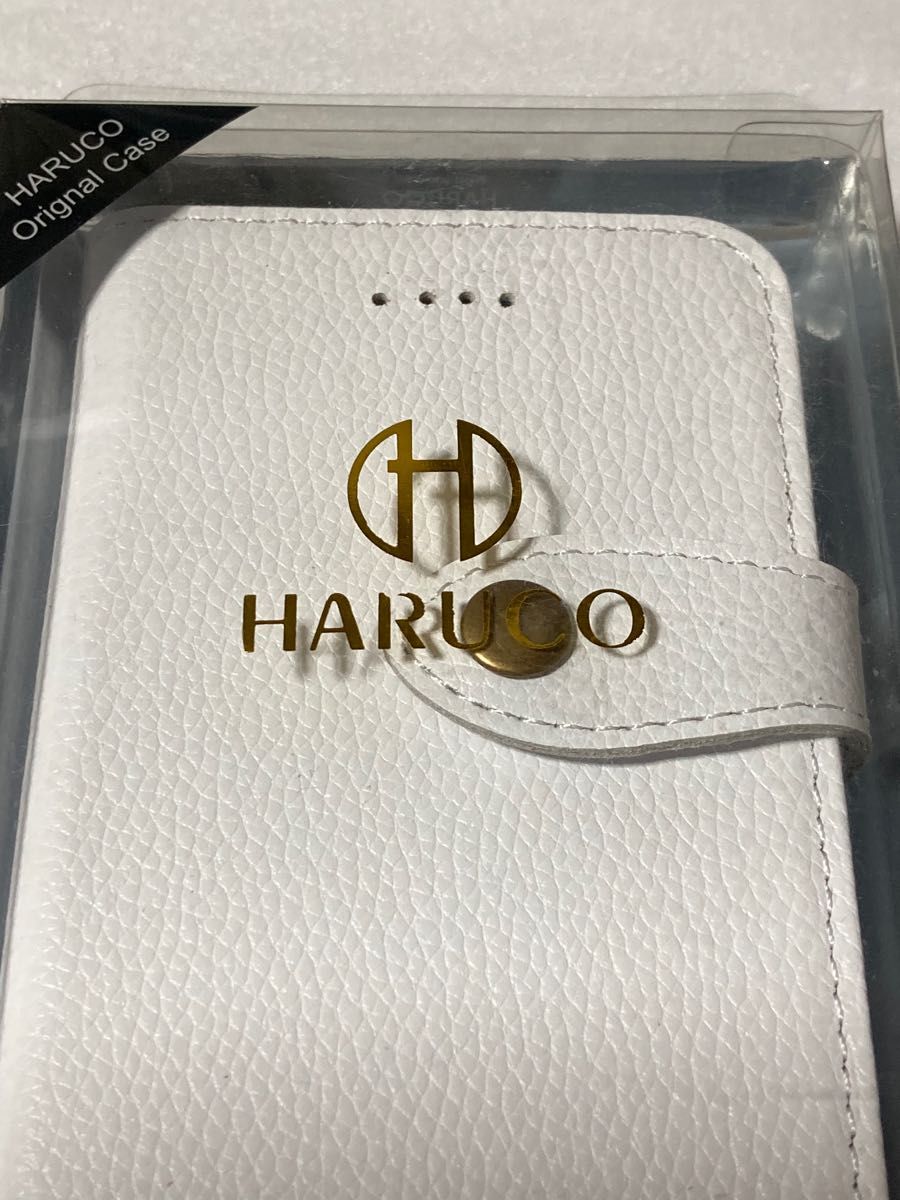 HARUCOオリジナルiPhone用ケース　ホワイト系　対応機種：iPhone6/6S(4.7)素材：本革　※少し訳あり品