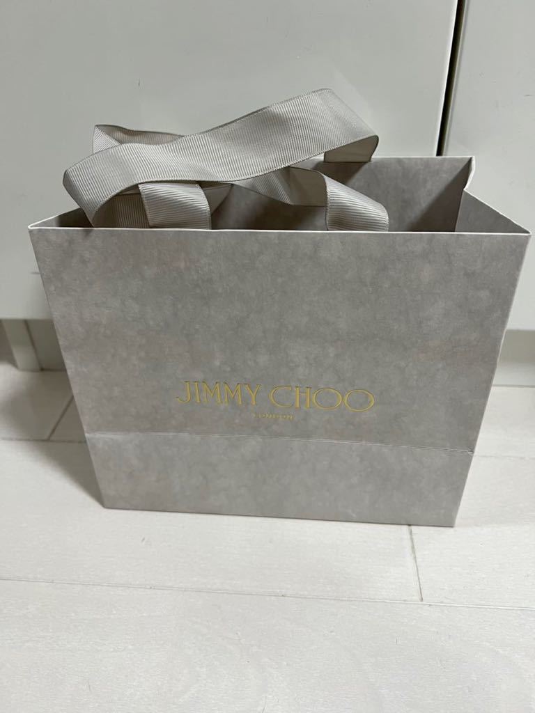 ジミーチュウ JIMMY CHOO 紙袋 ショッパー ギフトボックス　リボン付き_画像3