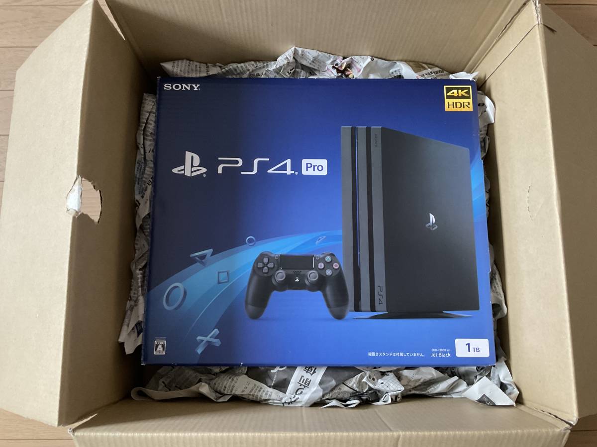 PS4 Pro PlayStation 4 Pro ジェット・ブラック 1TB CUH-7200BB01 【極美品】 ※送料無料