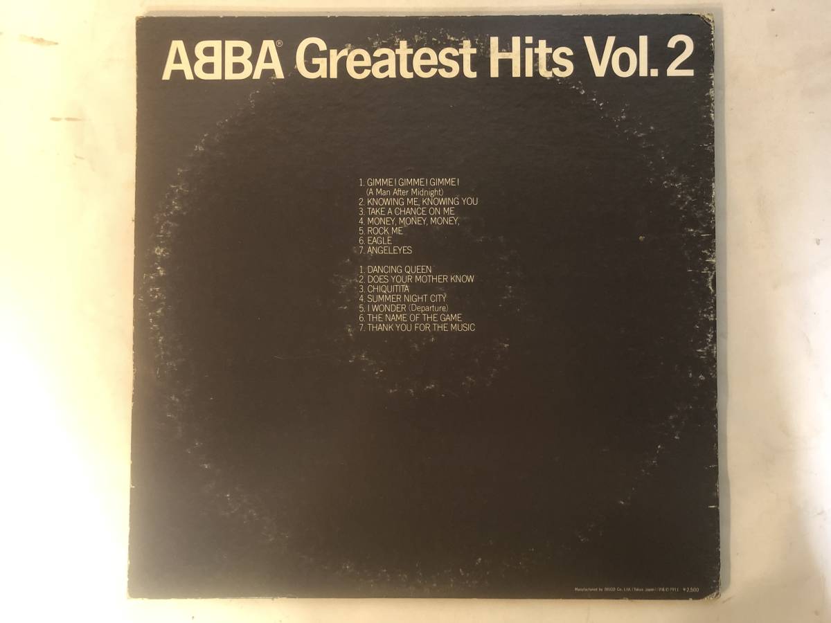 30115S с лентой 12inch LP*aba/ABBA GREATEST HITS VOL.2*DSP-5113