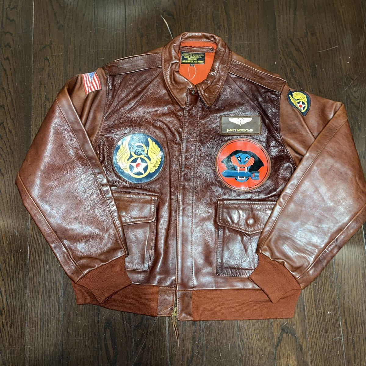AERO LEATHER エアロレザーA-2 YANKEE DOOD IT サイズ40 STEER BRN