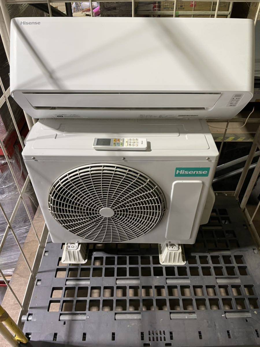 動作品 Hisense HA-S22CE8-W 冷暖房ルームエアコン2020年製 6畳 リモコン付き 簡易清掃済み 直接引取OK