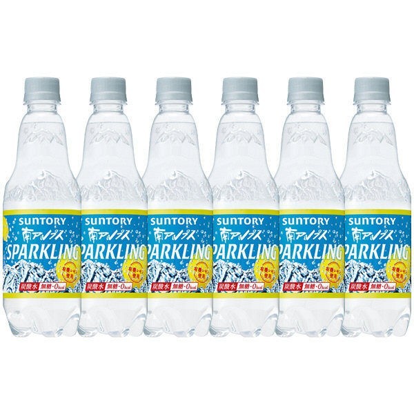  Suntory. natural water Sparkling lemon carbonated water PET bottle 500ml×6ps.