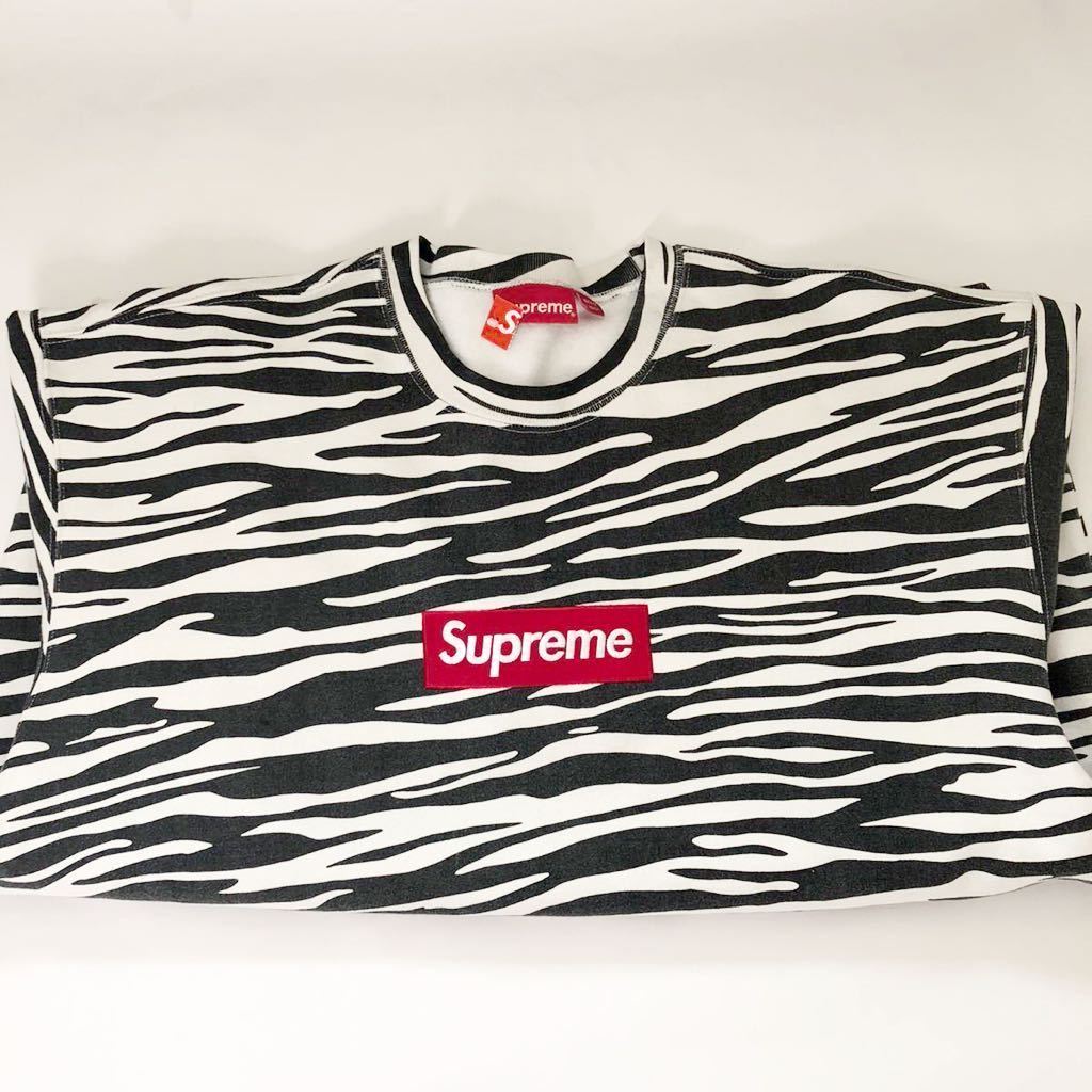 都内で Supreme 22FW Box Logo Crewneck Zebra ゼブラ ecousarecycling.com