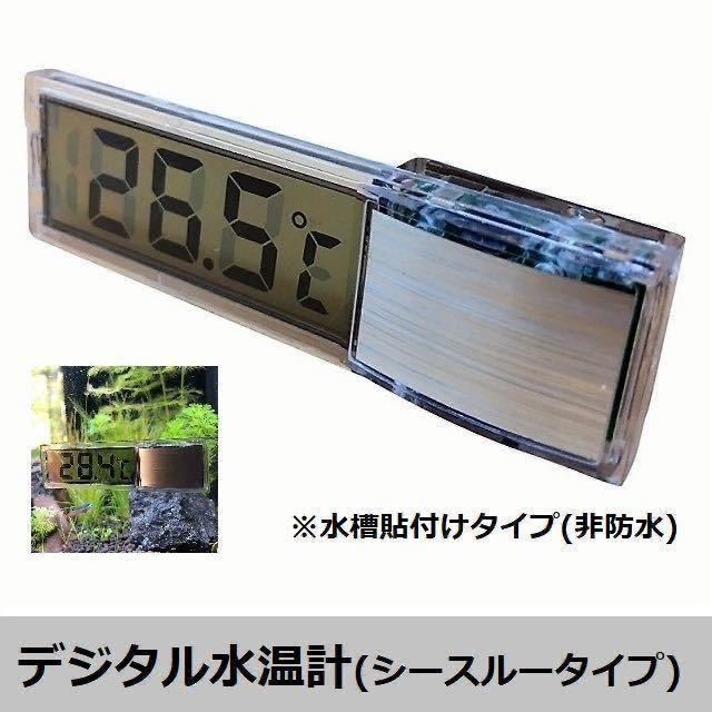 【送料込み！】デジタル水温計(シースルータイプ)の画像1