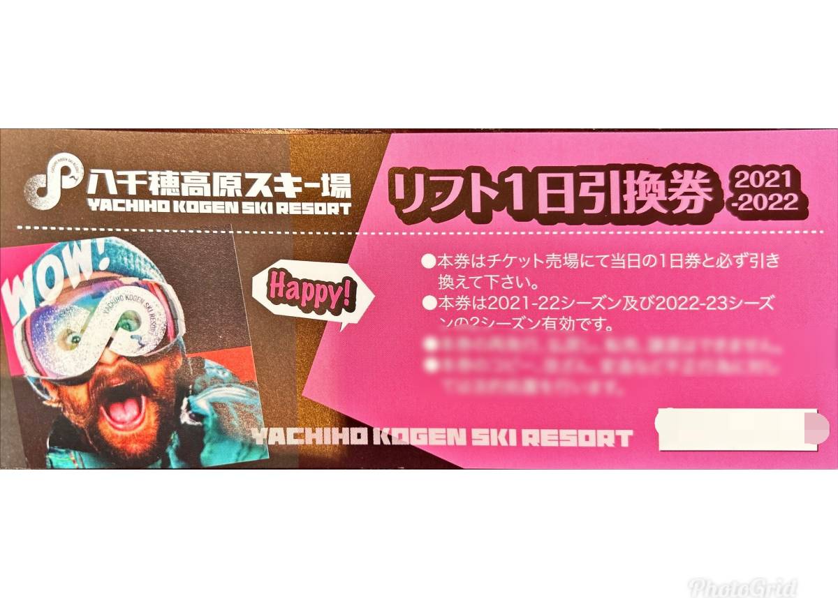八千穂高原スキー場1日リフト引換券 | signalstationpizza.com