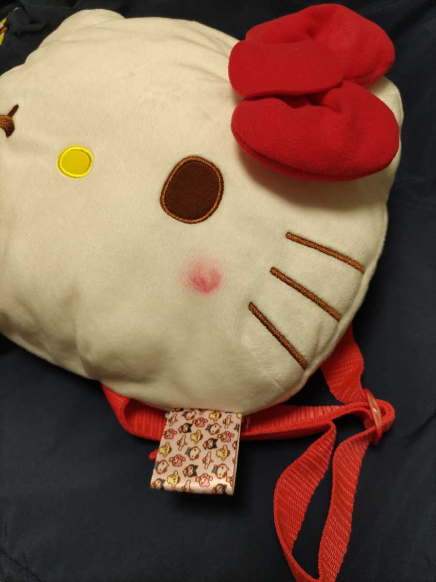 新品 未使用 美品 タグ付き ハローキティ リュック バッグ Sanrio