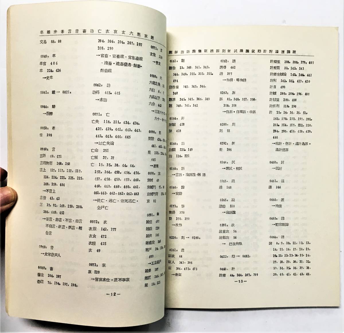 『唐律索引稿』森鹿三（1958年・唐律研究会）中国 唐代 刑罰法規 法典_画像6