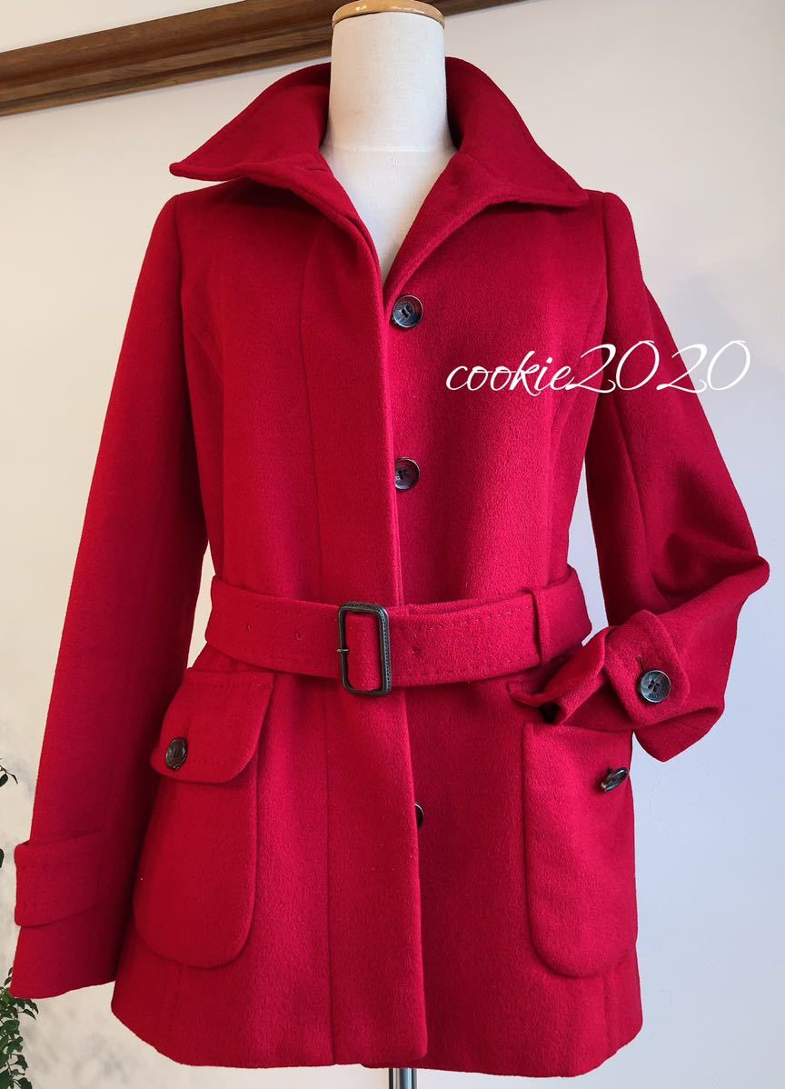 日本製【美品☆高級アンゴラウールコート】BURBERRY、バーバリー