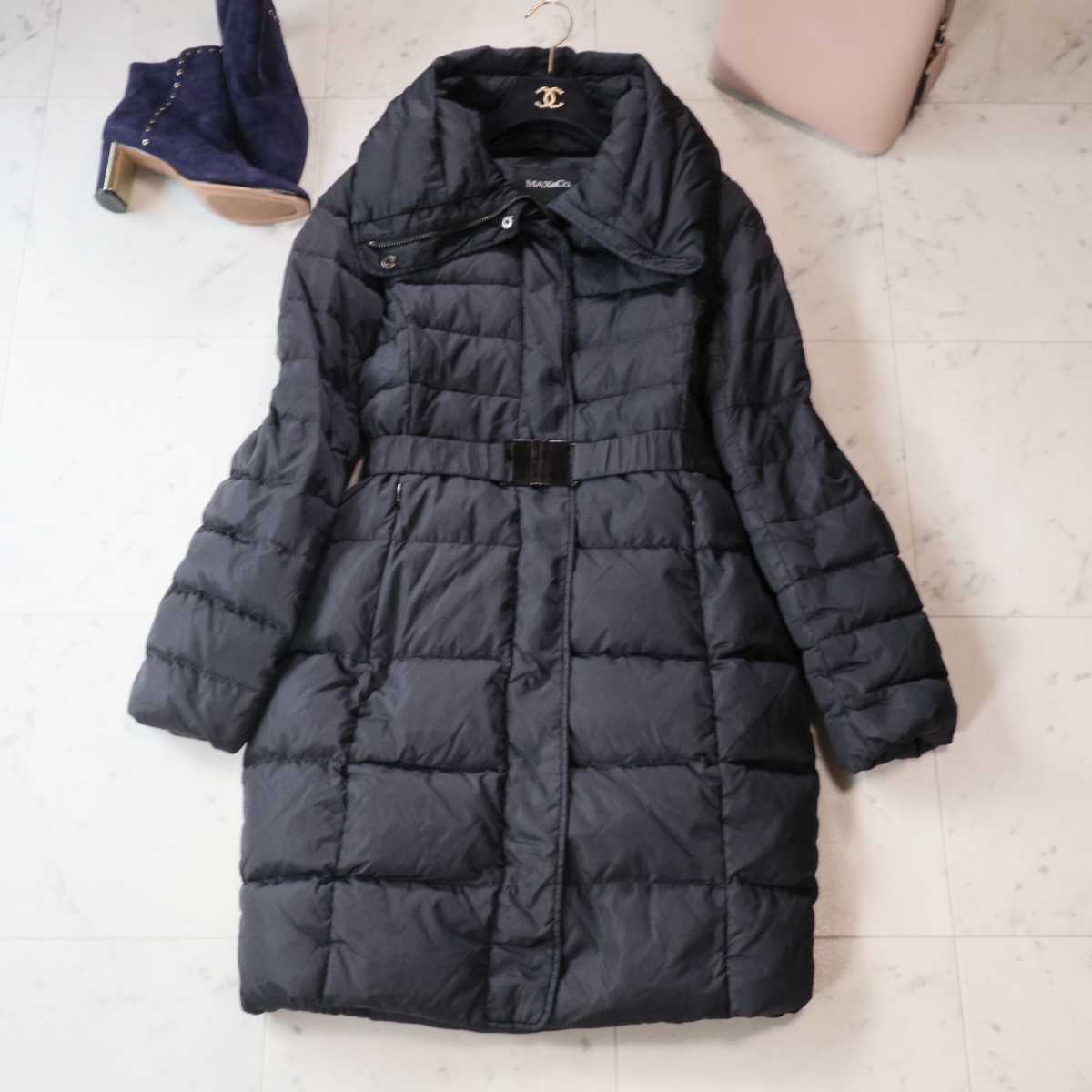 完璧 MAX Co ベルト付きロングダウンコート opri.sg
