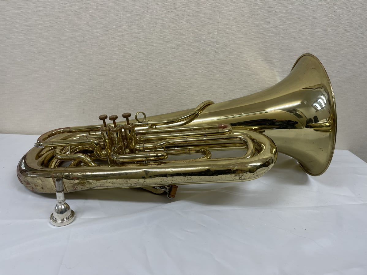 1円〜ヤマハ YAMAHA B♭チューバ フロントアクション YBB-103 ケース