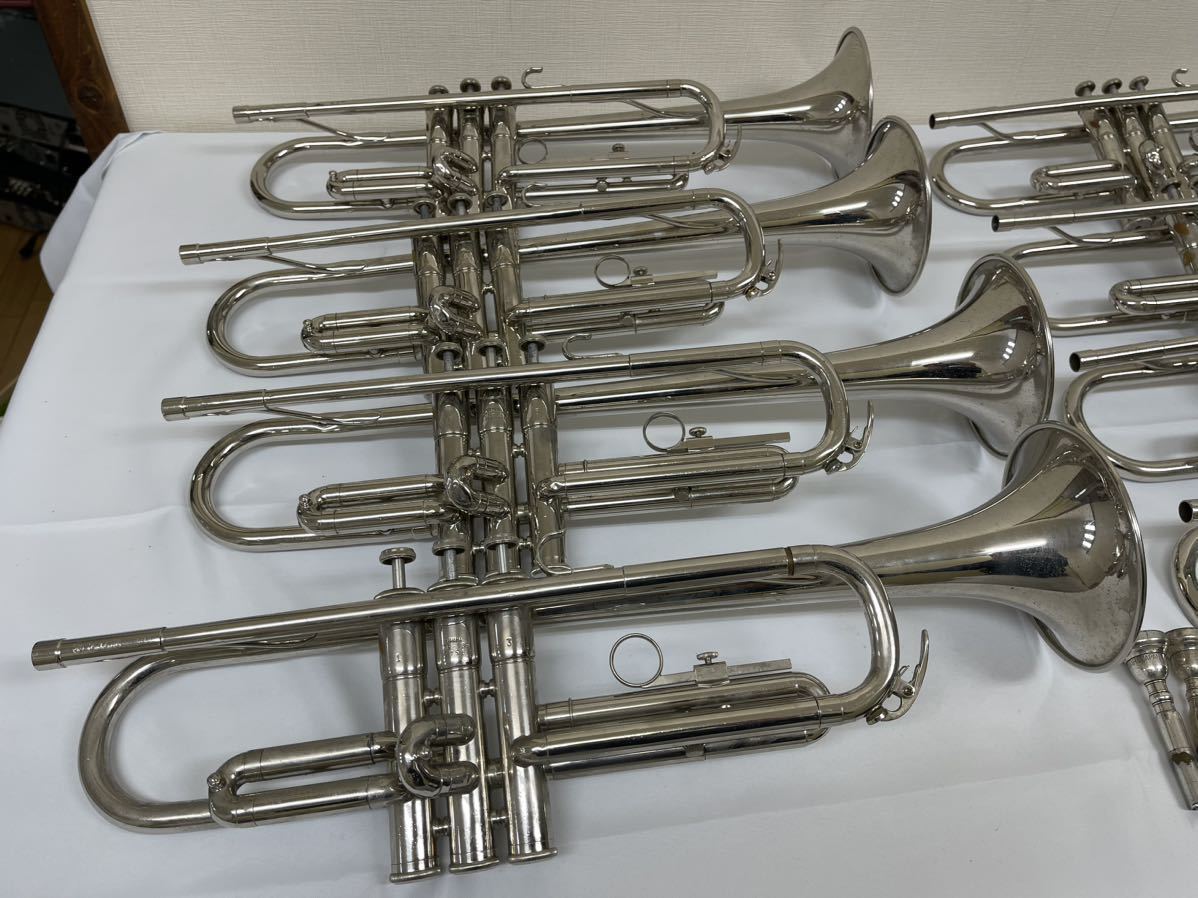 1円〜YAMAHA YTR-136 トランペット 8点まとめ ソフトケース付き