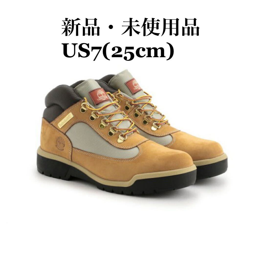 Timberland ティンバーランド Field Boot F L WP フィールドブーツ ウォータープルーフウィート イエロー US7_画像1