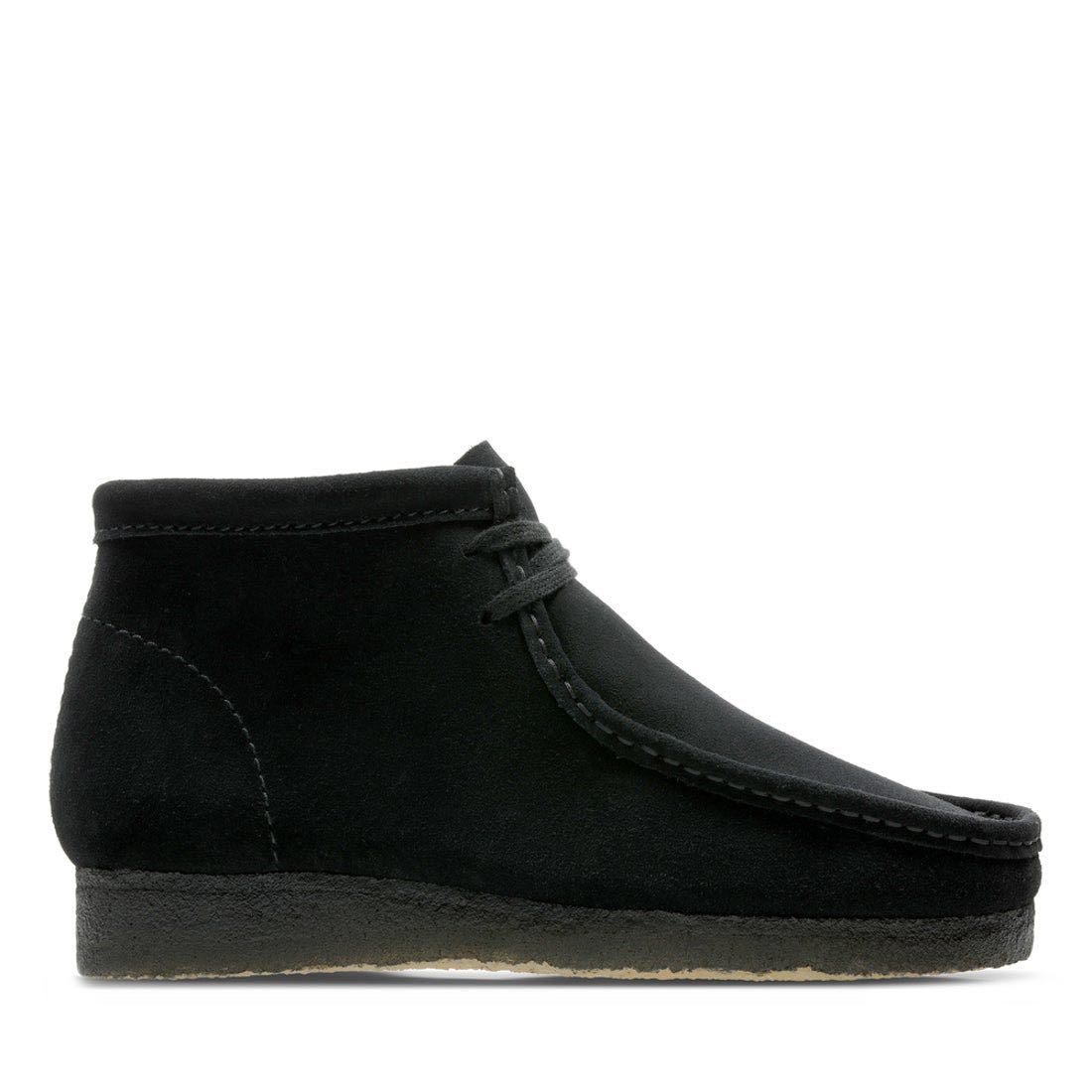 Clarks/クラークス WallabeeBoot ワラビーブーツ ブラックスエード モカシン メンズ メンズシューズ UK9_画像2