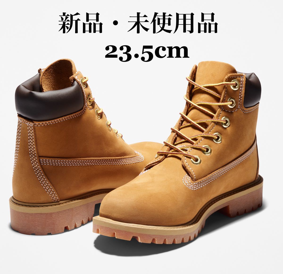 Timberland ティンバーランド 6インチ プレミアムブーツ ウィート イエロー レディース 23.5cm_画像1