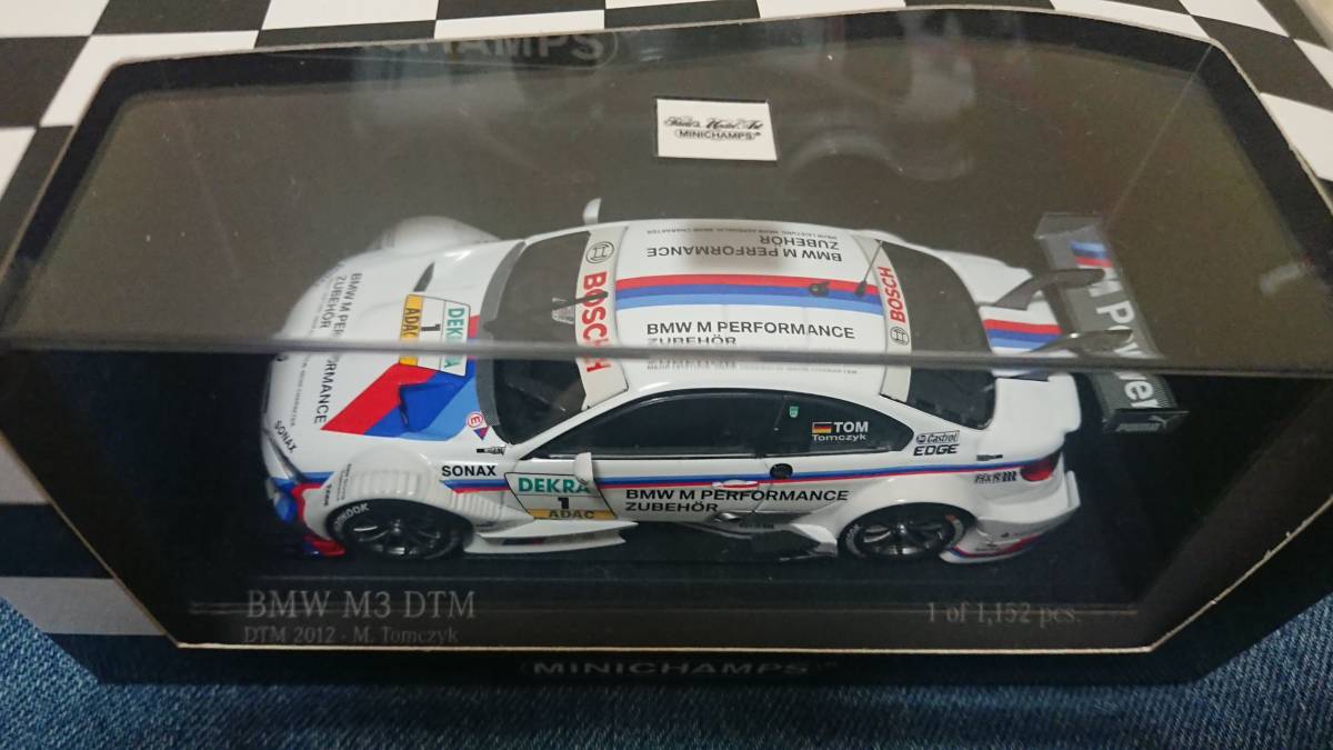 1/43 MINICHAMPS 2012年DTM BMW M3 DTM#1 M・トムチェク