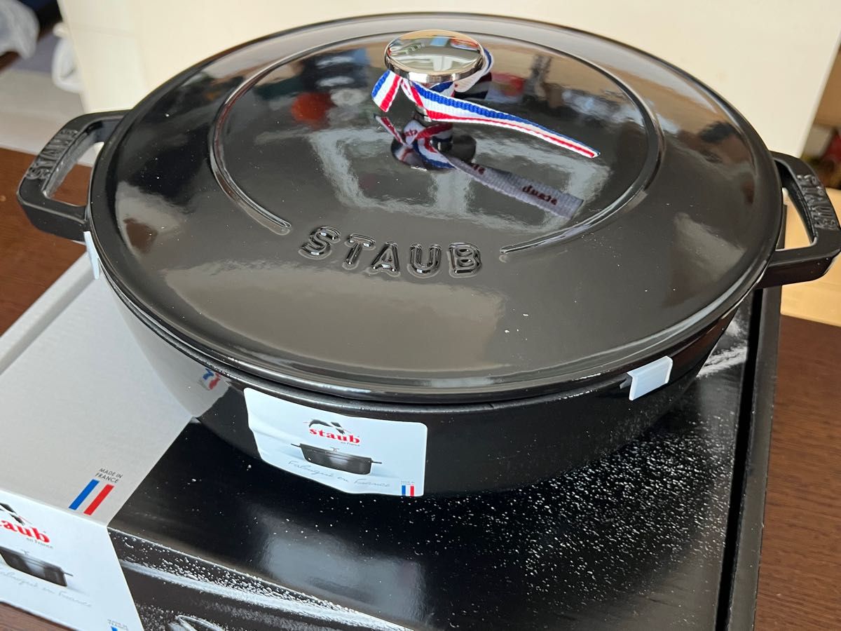 ストウブ Staub ブレイザー ソテーパン 26cm シャイニーブラック