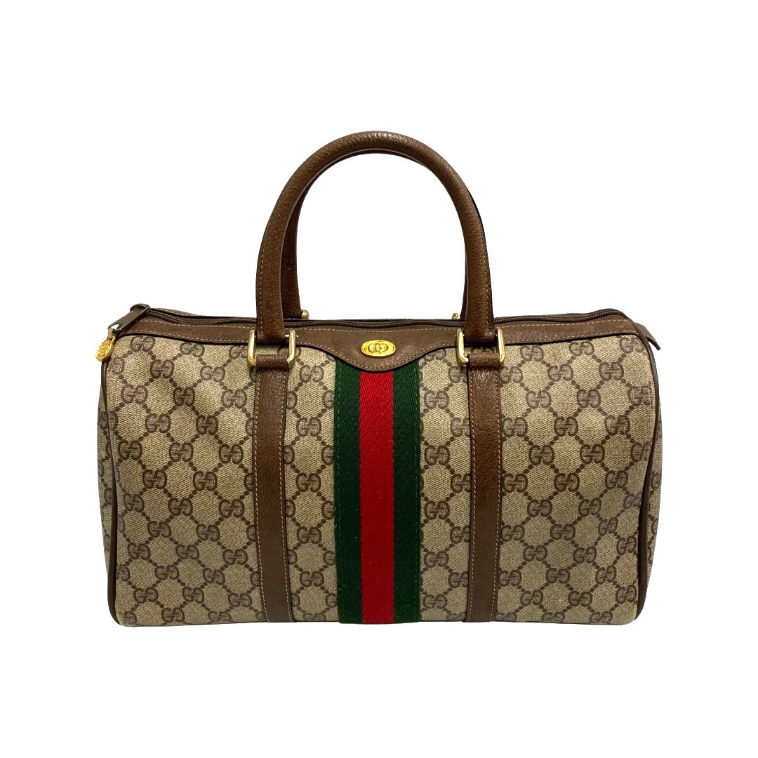 GUCCI オールドグッチ ミニ ボストンバッグ グッチ シェリーライン-