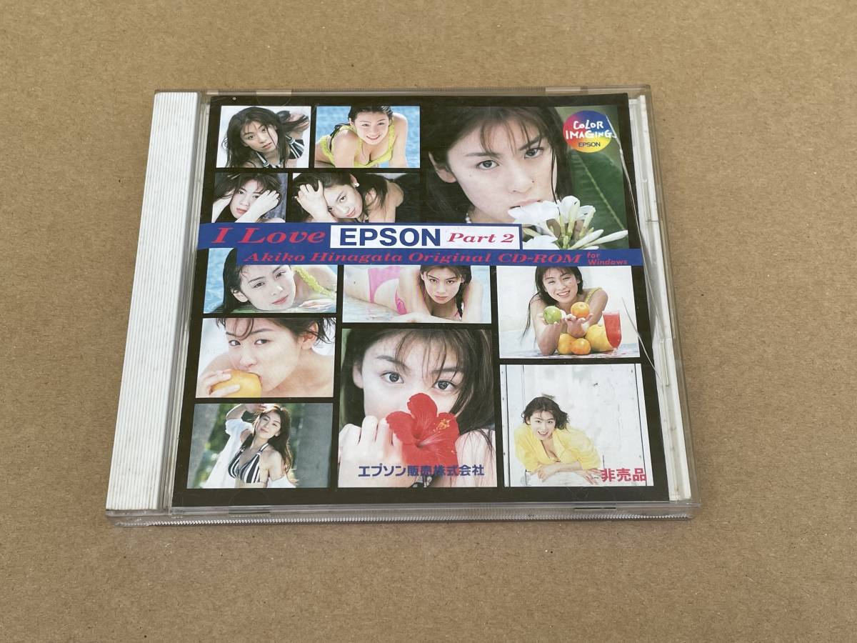 Не продается Akiko Hinagata Original CD-ROM для Windows I Love Photo Epson Part 2 Photo Almb