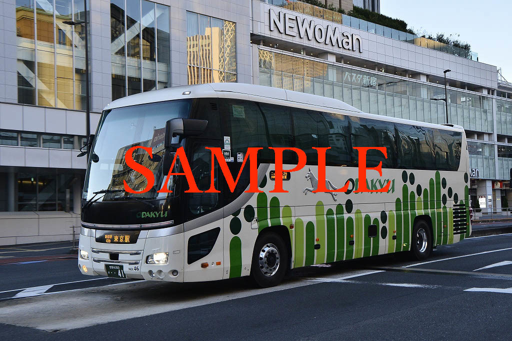 D-3E[ bus photograph ]L version 4 sheets small rice field sudden bus Selega new b Lee z