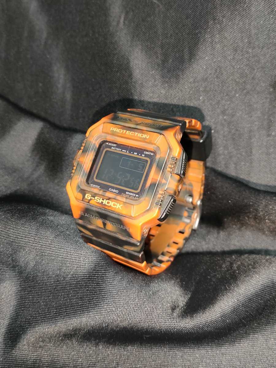 G SHOCK CASIO GJC デジタル 迷彩 オレンジ CAMO 時計 腕時計