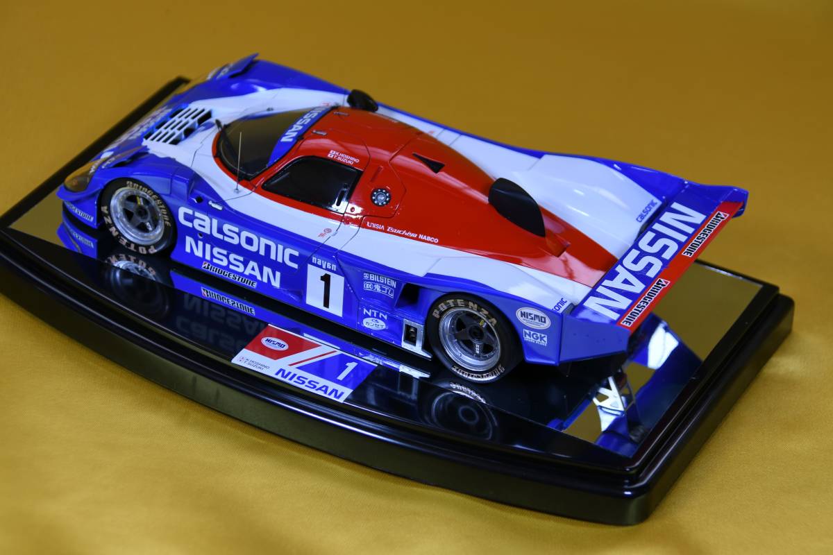 ☆インテリアに如何ですか☆ ハセガワ 1/24 カルソニック ニッサン R92CP ワンオフ完成模型