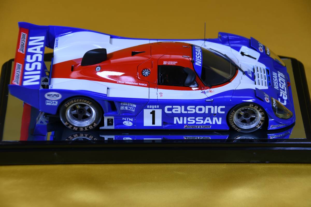 * interior . how? * Hasegawa 1/24 Calsonic Nissan R92CP one-off finished model 