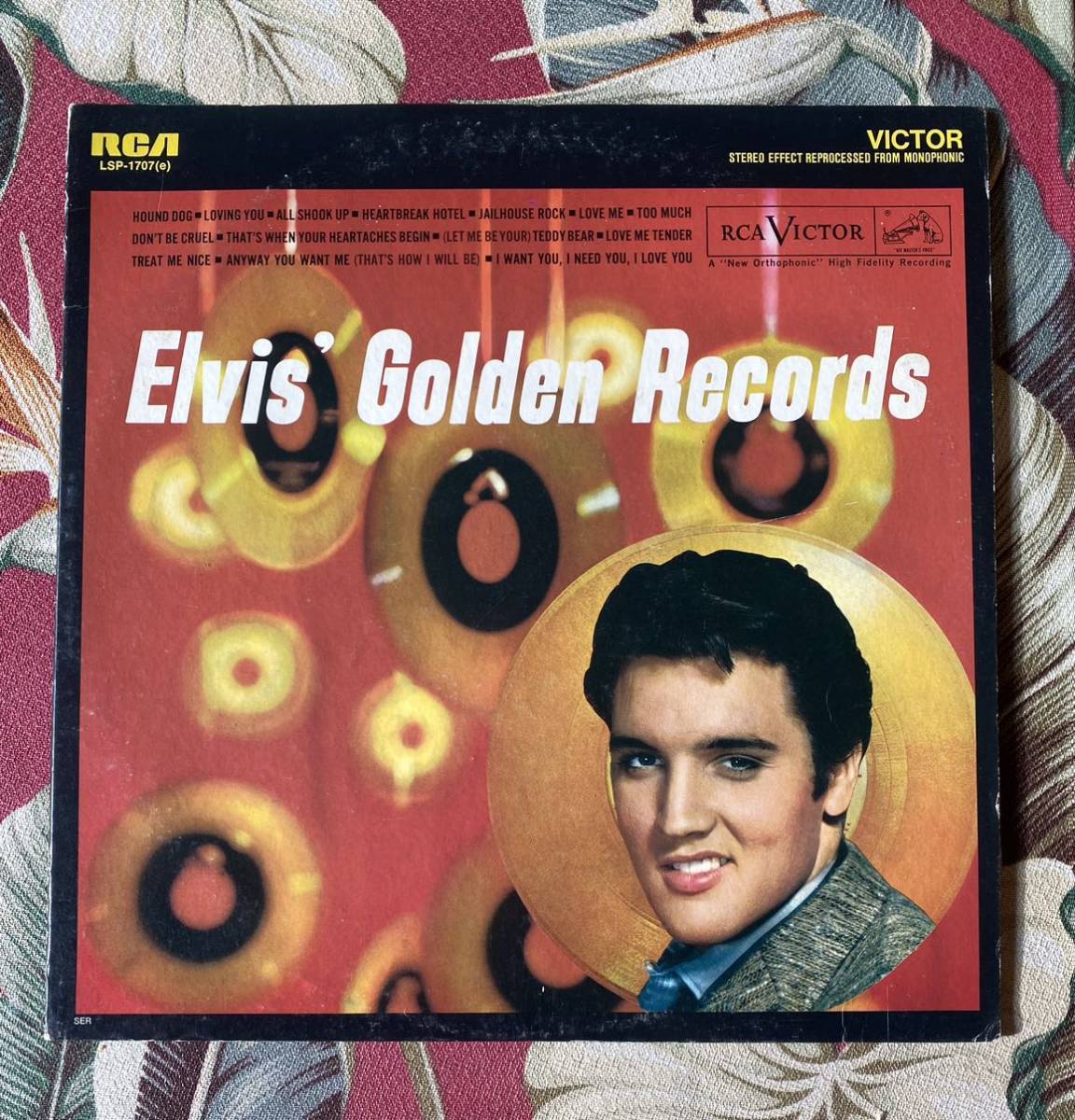 Elvis Presley 1971 US Pressing LP Elvis' Golden Records.. ロカビリー_画像1