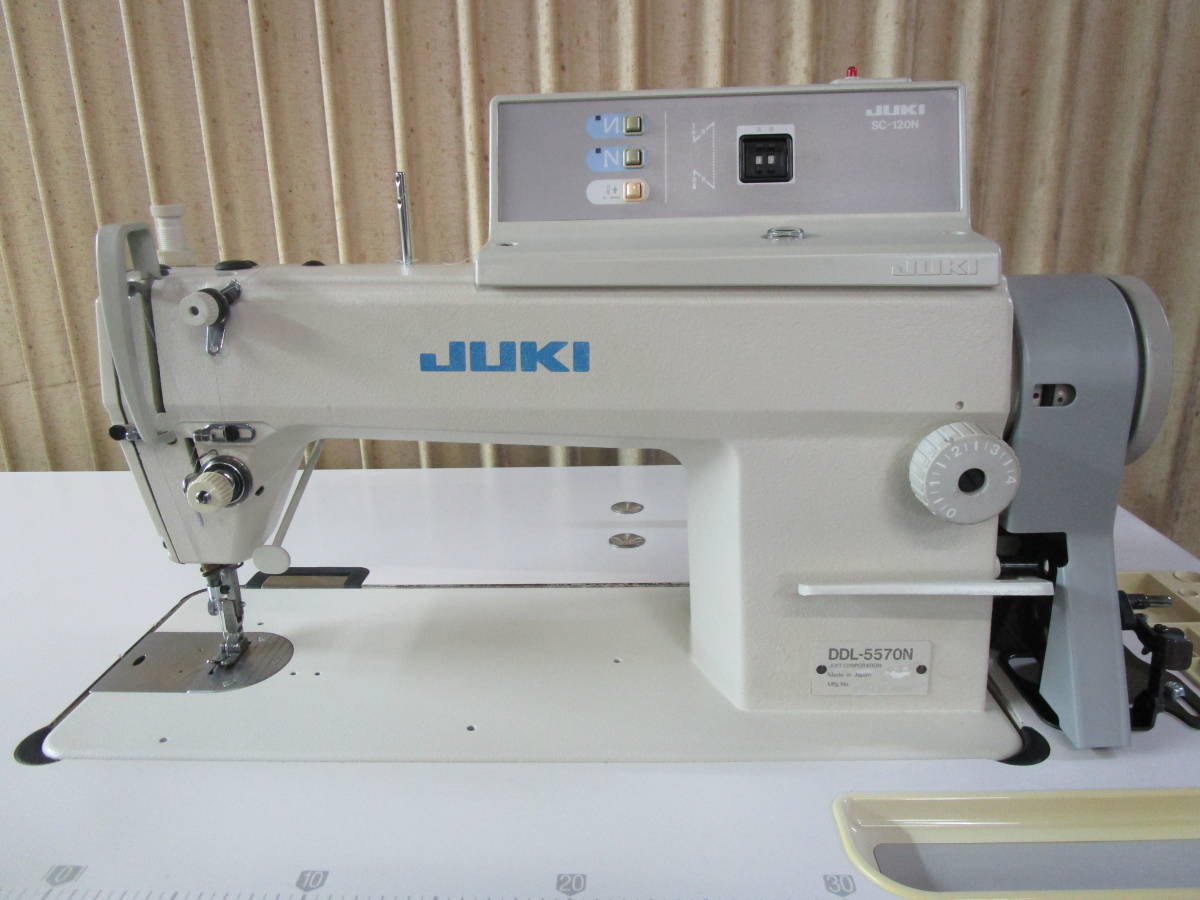 通販 JUKI 1本針自動糸切ミシン 日本製造分 DDL-5570NーSC-120N