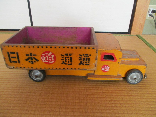 日本通運 日通トラック 木製 昭和 希少の画像5