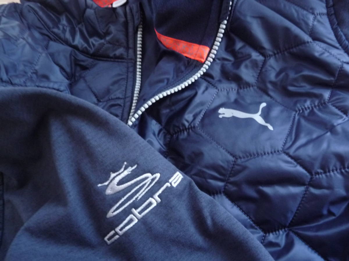 US Puma Cobra Cloudspun WRMLBL jacket navy blue L new goods unused 