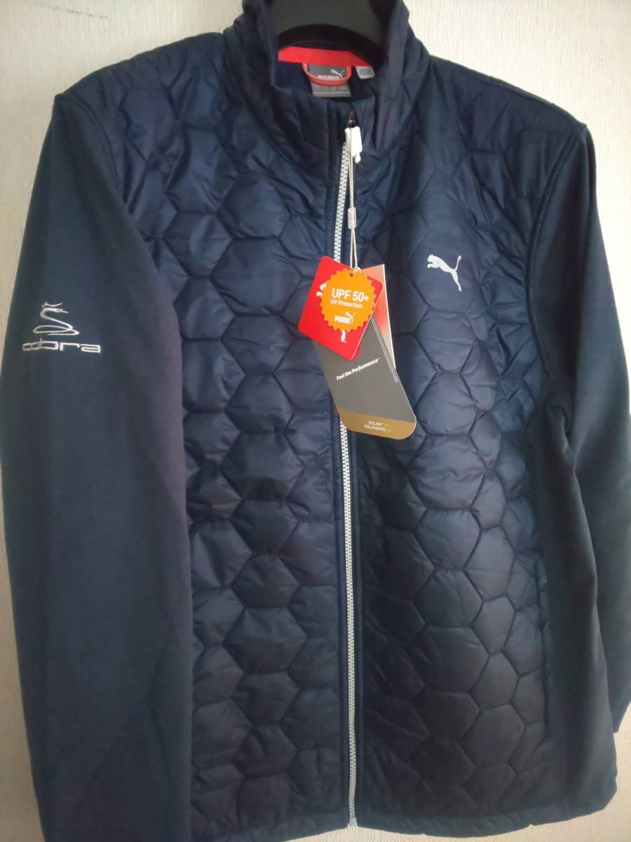 US Puma Cobra Cloudspun WRMLBL jacket navy blue L new goods unused 