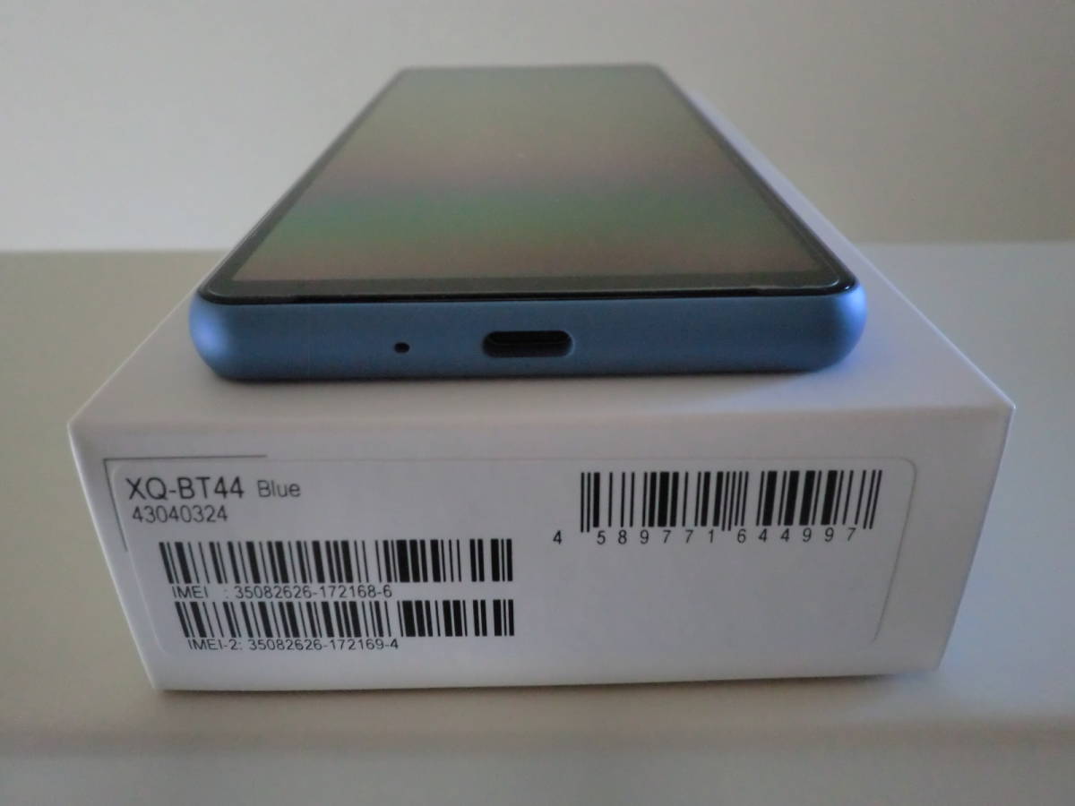 【美品・おまけ付】SONY Xperia 10 III Ⅲ lite 楽天モバイル ブルー 64GB XQ-BT44 SIMフリー