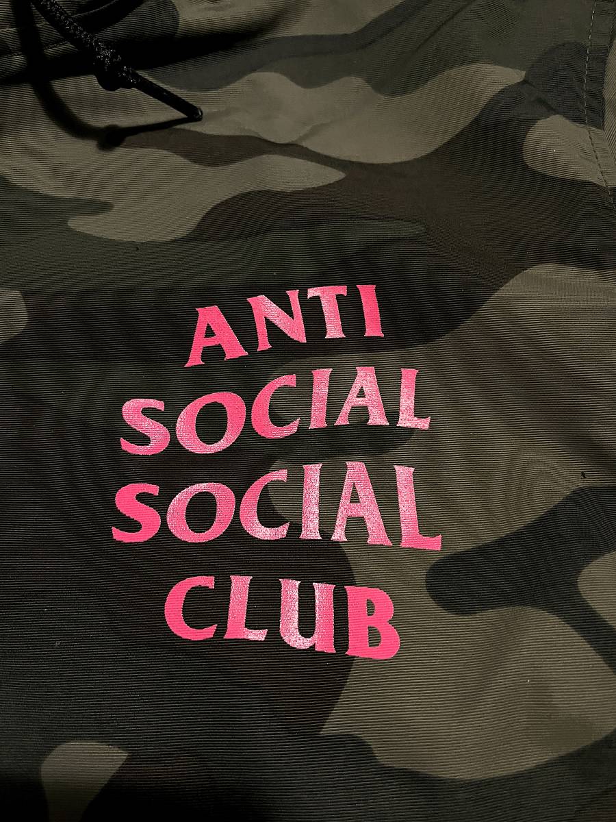 【正規品保証S】ANTI SOCIAL SOCIAL CLUB ANORAK JACKET DARK CAMO　アンチソーシャルシーシャルクラブ　アノラック_画像4