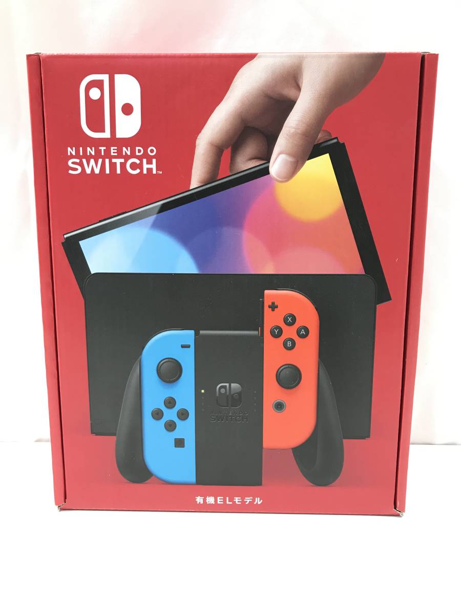 春先取りのテレビゲーム1円スタート中古店舗印有switch本体有機ELモデルニンテンドースイッチ