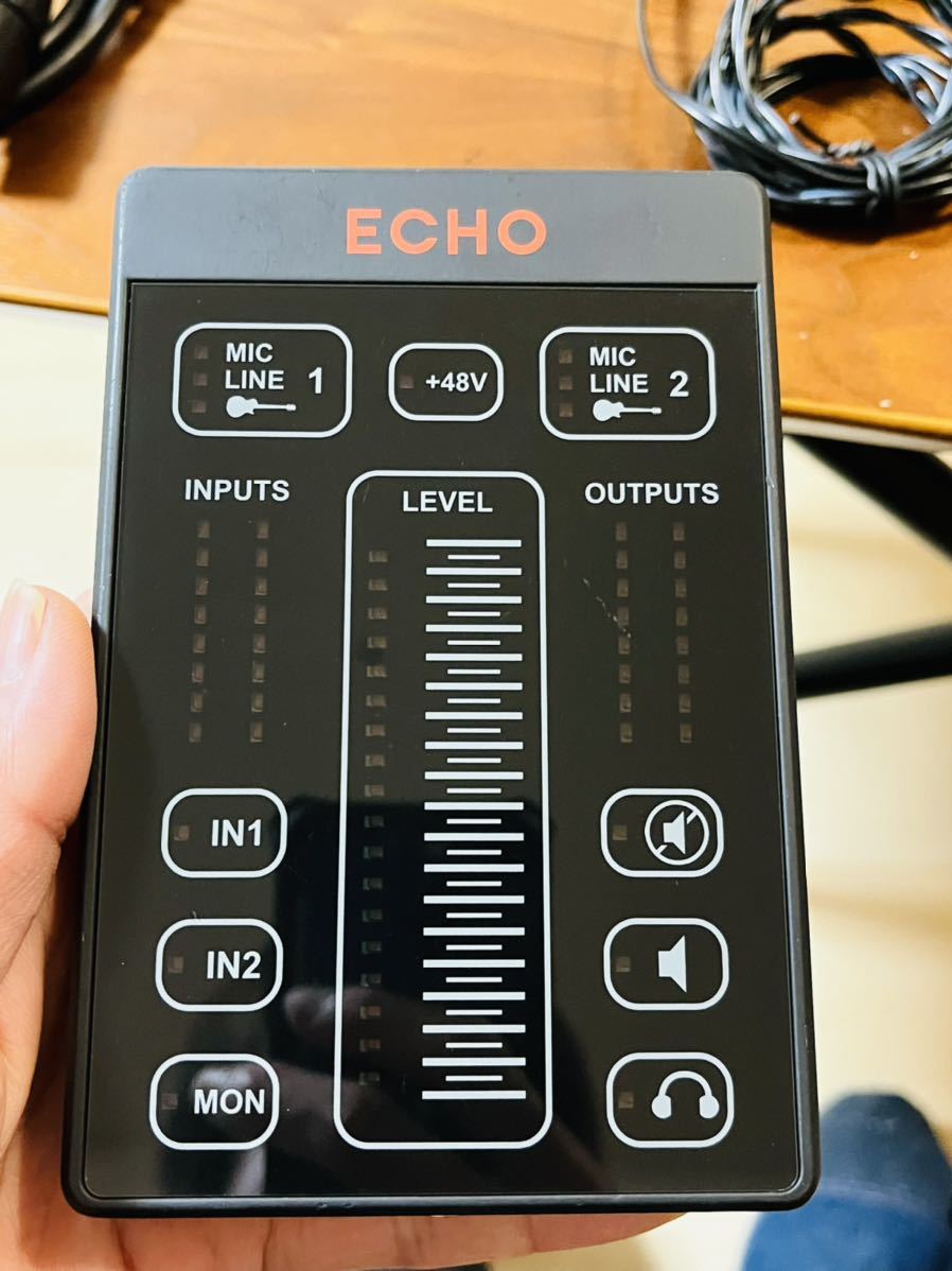 隠れた名機】ECHO2 タッチパネル式 オーディオインターフェース 多機能