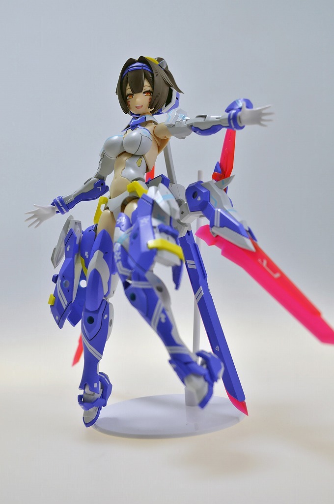 ト送料込 メガミデバイス・朱羅・玉藻前・忍者・弓兵「三姉妹」塗装