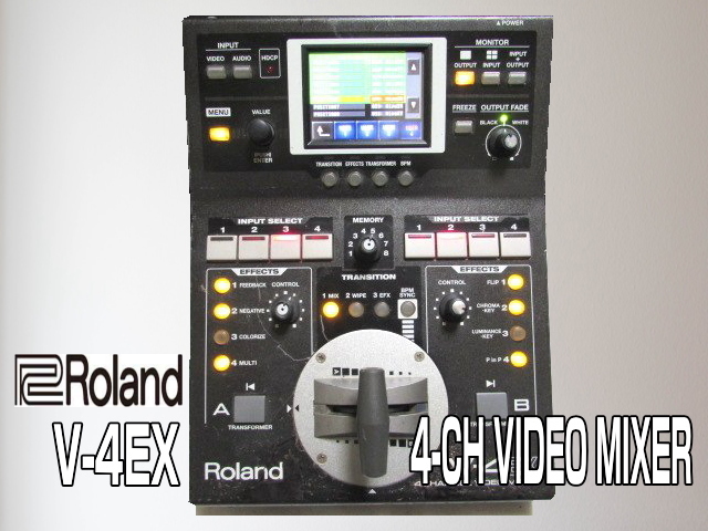 Roland ローランド V-4EX 4ch ビデオスイッチャー 4チャンネルビデオ