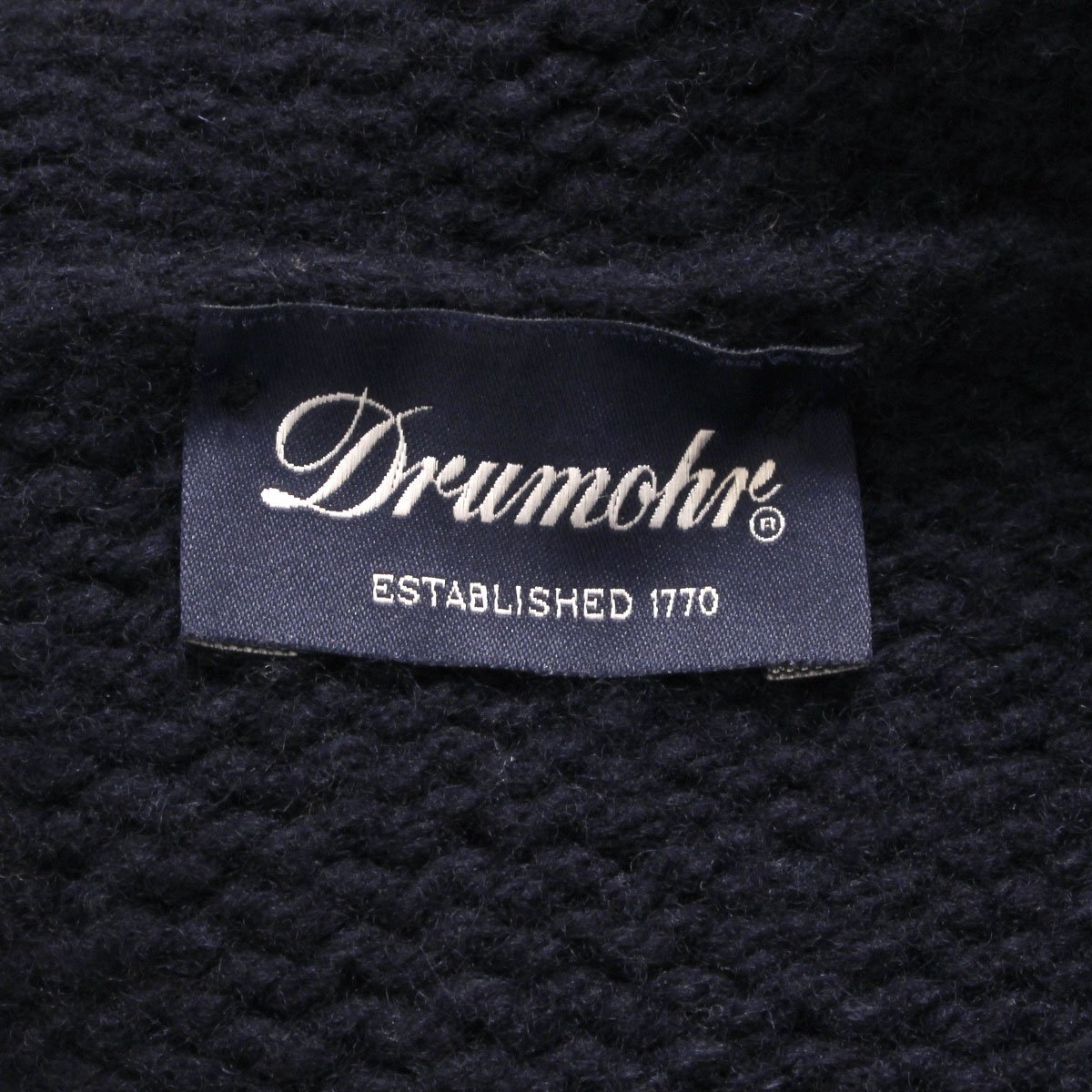 ドルモア Drumohr ニットダッフル ショート ケーブルニット ホット