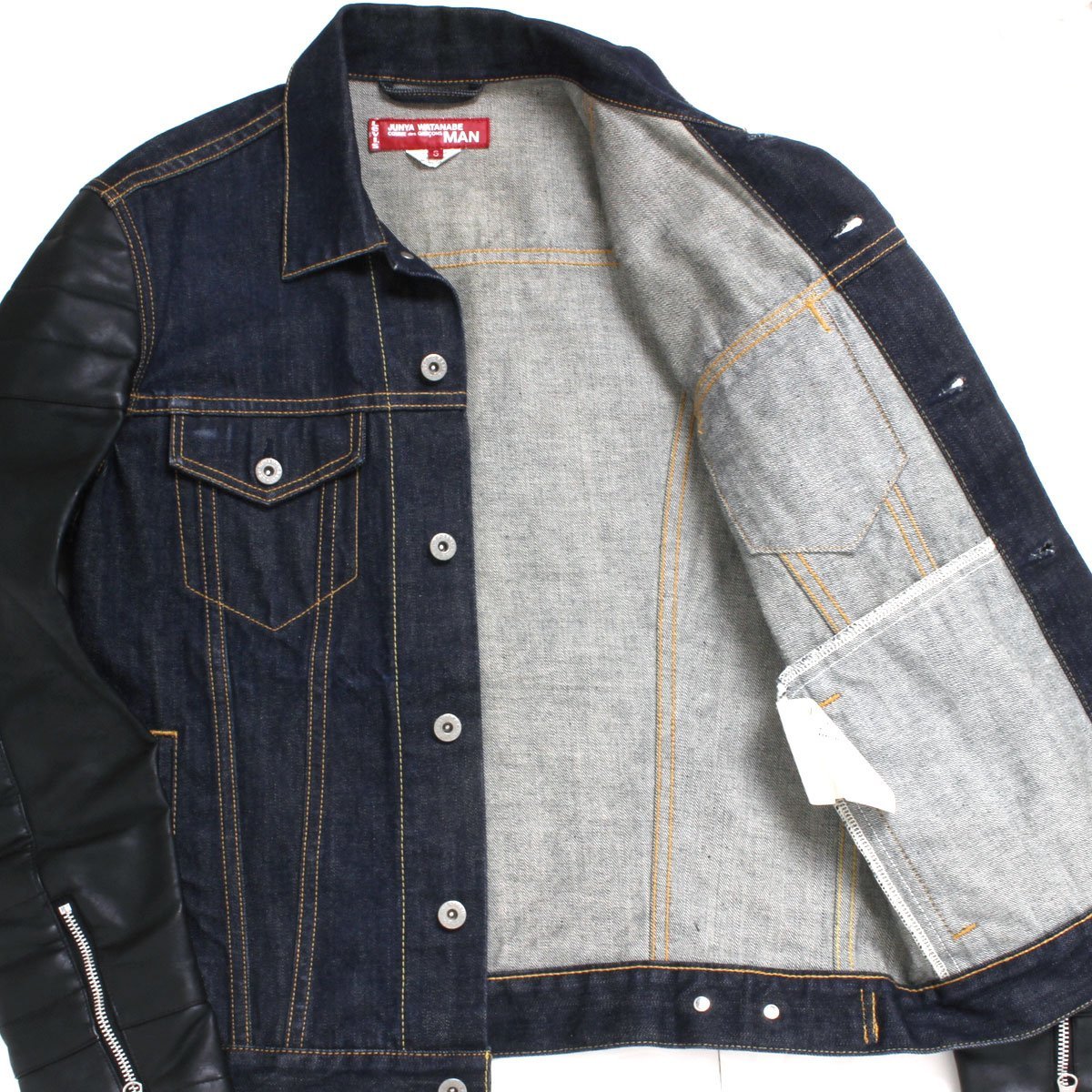 新商品!新型 JUNYA WATANABE×Levi'sフェイクレザーシングルジャケット