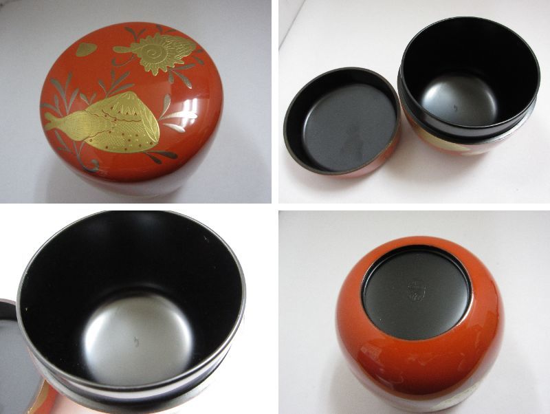 直売安い 471象彦作網目蒔絵棗 黒漆 茶道具 茶入 www.exceltur.org
