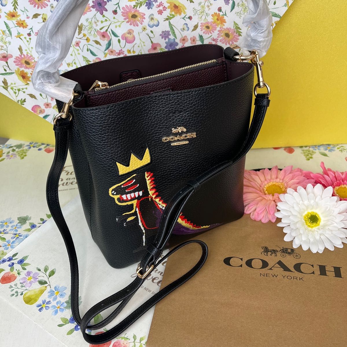 COACH コーチ バスキア ショルダーバッグ ブラック 2021秋 新作