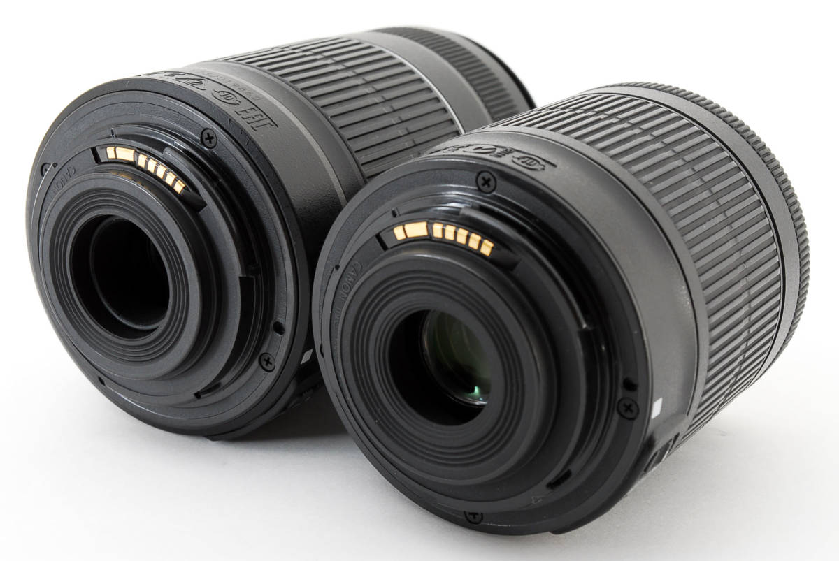 キャノン Canon EOS Kiss X7 ダブルレンズキット EF S 18 55 3.5 5.6 IS STM / EF S 55 250 4 5.6 IS II バッテリー２個　カメラ #6635_画像5